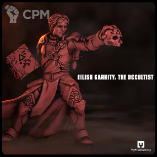 Описание картинки Eilish Garrity, The Occultist от Manufactorum76 по цене 160руб | Свободный Рынок Миниатюр - СРМ