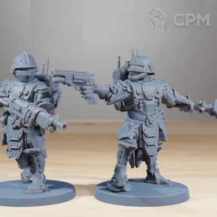 Описание картинки Skitarii Vanguard от 3Д печать миниатюр по цене 1 771руб | Свободный Рынок Миниатюр - СРМ