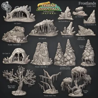 Описание картинки Frostlands Core Set от Studio Cockatoo по цене 14 800руб | Свободный Рынок Миниатюр - СРМ