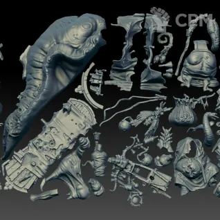 Описание картинки Festus the leechlord (Scan) от AxeL's Forge по цене 1 550руб | Свободный Рынок Миниатюр - СРМ