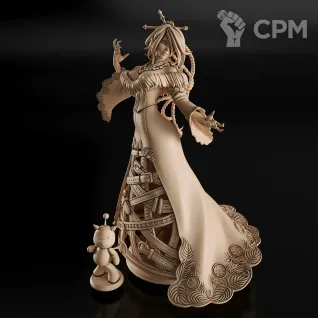 Описание картинки Lulu Фигурка (Final Fantasy) от GAS3TXD  по цене 3 900руб | Свободный Рынок Миниатюр - СРМ