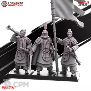 Описание картинки CHINESE CATHAY TERRACOTTA WARRIORS POLEARMS от Manufactorum76 по цене 1 950руб | Свободный Рынок Миниатюр - СРМ