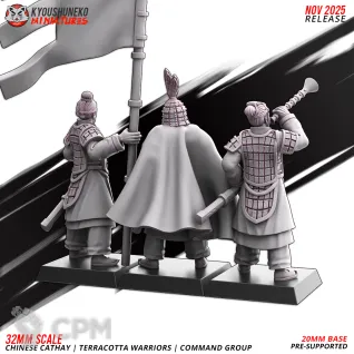 Описание картинки CHINESE CATHAY TERRACOTTA WARRIORS POLEARMS от Manufactorum76 по цене 1 950руб | Свободный Рынок Миниатюр - СРМ