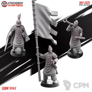 Описание картинки CHINESE CATHAY TERRACOTTA WARRIORS POLEARMS от Manufactorum76 по цене 1 950руб | Свободный Рынок Миниатюр - СРМ