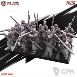 Описание картинки CHINESE CATHAY TERRACOTTA WARRIORS POLEARMS от Manufactorum76 по цене 1 950руб | Свободный Рынок Миниатюр - СРМ