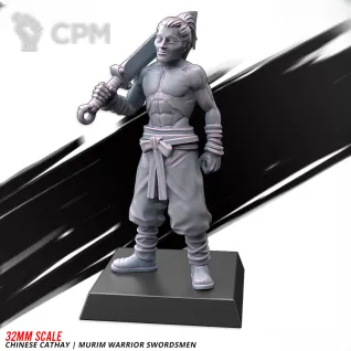 Описание картинки CHINESE CATHAY MURIM WARRIOR SWORDSMEN от Manufactorum76 по цене 1 200руб | Свободный Рынок Миниатюр - СРМ