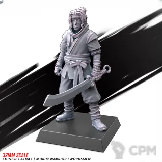 Описание картинки CHINESE CATHAY MURIM WARRIOR SWORDSMEN от Manufactorum76 по цене 1 200руб | Свободный Рынок Миниатюр - СРМ