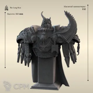 Описание картинки АНГРОН — Примарх Пожирателей Миров | Warhammer 40k от The Long Rest по цене 3 222руб | Свободный Рынок Миниатюр - СРМ