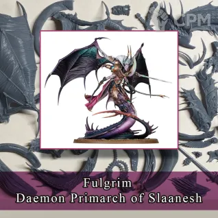 Описание картинки Fulgrim – Daemon Primarch of Slaanesh от SaJRa по цене 1 900руб | Свободный Рынок Миниатюр - СРМ