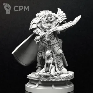 Описание картинки Fulgrim, Primarch of the Emperor&#039;s Children от 3D Print Workshop по цене 986руб | Свободный Рынок Миниатюр - СРМ