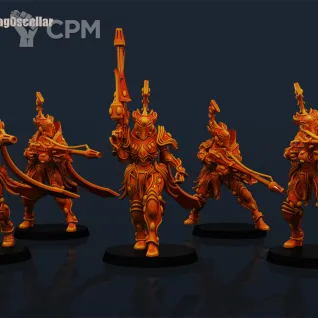 Описание картинки BoneDragons (Fire dragons) от DrunkMag0sFactorum по цене 1 500руб | Свободный Рынок Миниатюр - СРМ