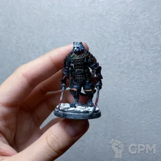 Описание картинки 40mm Cobramode Samurai Tiger DnD D&amp;D от spanksandropes по цене 2 200руб | Свободный Рынок Миниатюр - СРМ