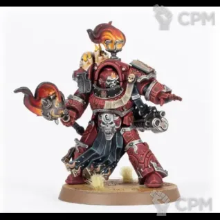 Описание картинки Word Bearers Legion Terminator Praetor от Nakatan по цене 950руб | Свободный Рынок Миниатюр - СРМ