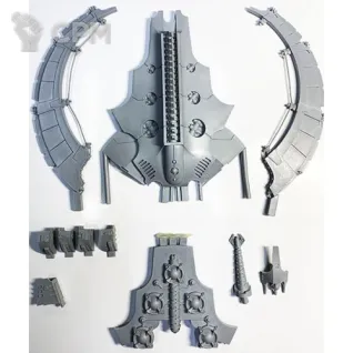 Описание картинки Necron Night Shroud Bomber (upgrade pack) от NEW-MINIATURES по цене 2 090руб | Свободный Рынок Миниатюр - СРМ