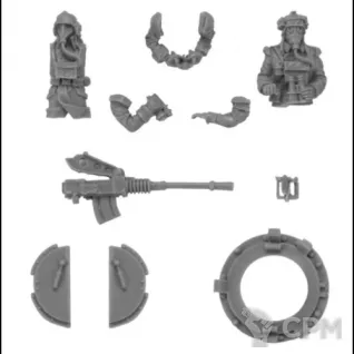 Описание картинки Death Korps of Krieg Tank Commander Set от NEW-MINIATURES по цене 1 254руб | Свободный Рынок Миниатюр - СРМ