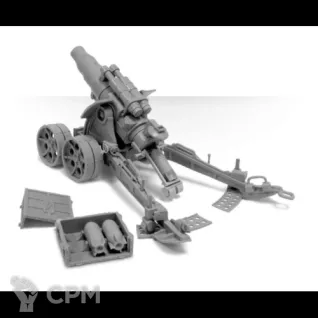 Описание картинки Heavy Artillery Carriage with Medusa Siege Gun от NEW-MINIATURES по цене 2 926руб | Свободный Рынок Миниатюр - СРМ