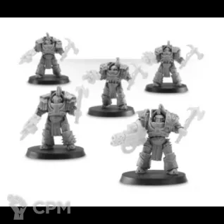 Описание картинки Sons of Horus Justaerin Terminators от Darkminiatures по цене 1 776руб