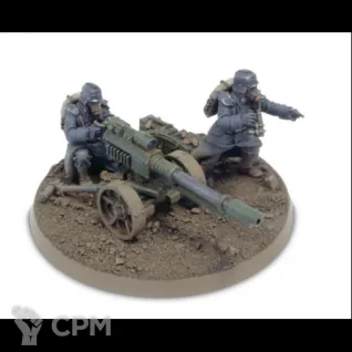 Описание картинки Death Korps of Krieg Lascannon Team от NEW-MINIATURES по цене 836руб | Свободный Рынок Миниатюр - СРМ