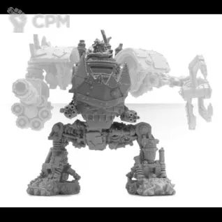Описание картинки Ork Mega Dread от NEW-MINIATURES по цене 2 612руб | Свободный Рынок Миниатюр - СРМ