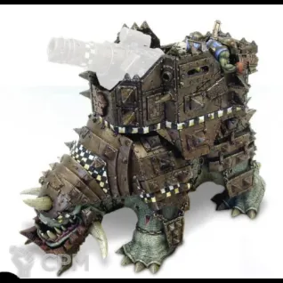 Описание картинки Ork Squiggoth (Without crew) от NEW-MINIATURES по цене 3 657руб | Свободный Рынок Миниатюр - СРМ