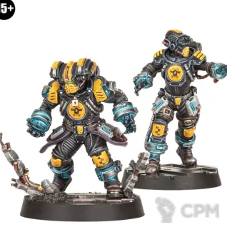 Описание картинки Palanite Enforcer Haunts от Darkminiatures по цене 950руб | Свободный Рынок Миниатюр - СРМ