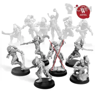 Описание картинки Shadow Hunters Squad (Striking Scorpions) от Vladimir Russkikh по цене 2 000руб | Свободный Рынок Миниатюр - СРМ