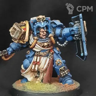 Описание картинки Librarian in Terminator Armour old original от Superguns по цене 2 800руб | Свободный Рынок Миниатюр - СРМ