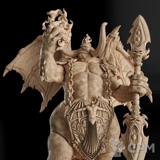 Описание картинки Mannoroth Фигурка (World of Warcraft) от GAS3TXD  по цене 6 200руб | Свободный Рынок Миниатюр - СРМ