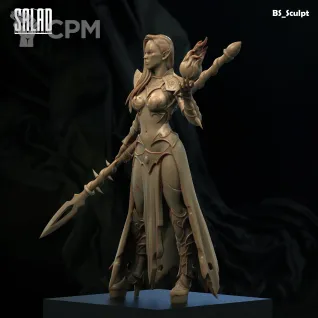Описание картинки Dark Elf Girl от Naggaroth Night по цене 2 000руб | Свободный Рынок Миниатюр - СРМ