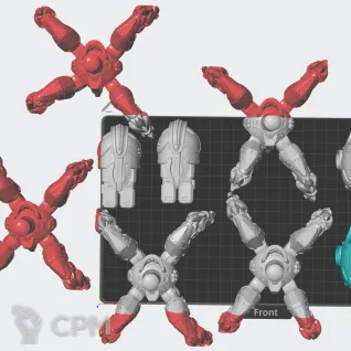 Описание картинки Protoss Immortal от White Blackjack по цене 999руб | Свободный Рынок Миниатюр - СРМ