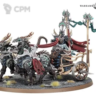 Описание картинки Liege-Kavalos on War Chariot от Mechanikus Forge по цене 2 200руб | Свободный Рынок Миниатюр - СРМ