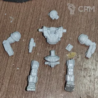 Описание картинки Атлас AS7-D (100 тонн) от Dwarf Pirate Foundry по цене 450руб | Свободный Рынок Миниатюр - СРМ