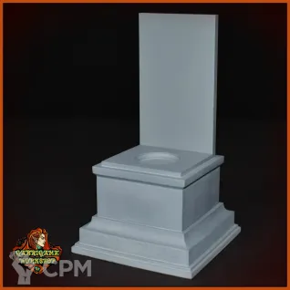 Описание картинки Дисплей квадратный. Для базы в 25мм. от Gabrigame_Terrain по цене 750руб | Свободный Рынок Миниатюр - СРМ