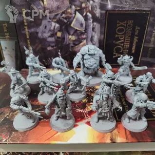 Описание картинки +Corrupted Guard + Культисты от WastelandMiniatures по цене 920руб | Свободный Рынок Миниатюр - СРМ