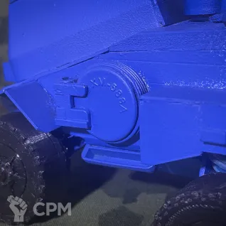 Описание картинки Патрульный джип с рельсотроном от 2N1S по цене 500руб | Свободный Рынок Миниатюр - СРМ