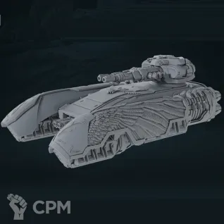 Описание картинки Legio Custodes Caladius Grav-tank Annihilator от 3Д печать миниатюр по цене 3 234руб | Свободный Рынок Миниатюр - СРМ