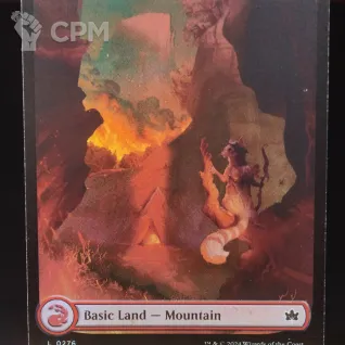 Описание картинки Mountain (BLB Full Art Foil) от Барахолка Баллиоза по цене 200руб | Свободный Рынок Миниатюр - СРМ