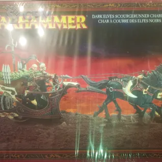 Описание картинки Dark Elves Chariot от Amelio по цене 3 500руб | Свободный Рынок Миниатюр - СРМ