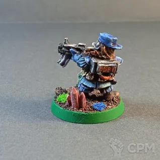 Описание картинки Squat w/Bolter 2 (Mauser von Dreyse) от Stark Foundry по цене 290руб | Свободный Рынок Миниатюр - СРМ