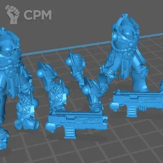 Описание картинки Стартер пак кустодесов №1 / Custodes Starter  Set №1 от 3D6 по цене 999руб | Свободный Рынок Миниатюр - СРМ