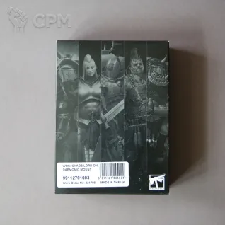 Описание картинки Chaos Lord on Daemonic Mount от Rusty Bolter по цене 4 500руб | Свободный Рынок Миниатюр - СРМ