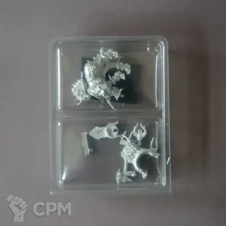 Описание картинки Chaos Lord on Daemonic Mount от Rusty Bolter по цене 4 500руб | Свободный Рынок Миниатюр - СРМ
