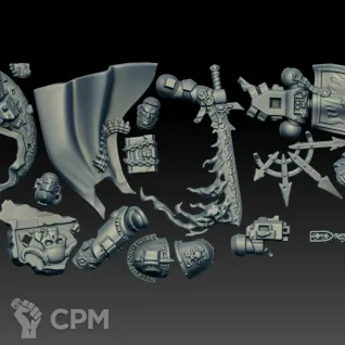 Описание картинки Castellan Crowe (Scan) от AxeL's Forge по цене 350руб | Свободный Рынок Миниатюр - СРМ
