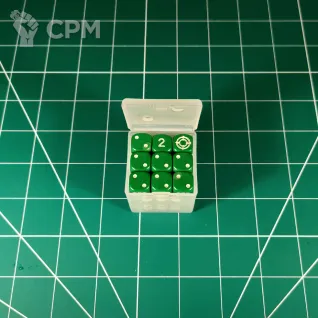 Описание картинки Games Workshop Limited 2008 Dice Set Green (Artillery and Scatter Dices) Б/У от Каджит по цене 3 998руб | Свободный Рынок Миниатюр - СРМ