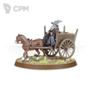 Описание картинки Gandalf the Grey &amp; Cart от Серж по цене 800руб | Свободный Рынок Миниатюр - СРМ