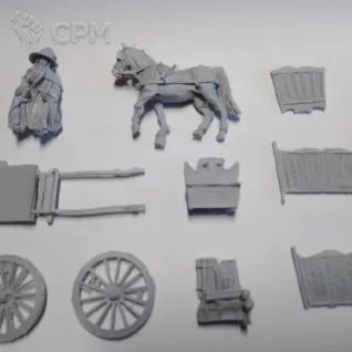 Описание картинки Gandalf the Grey &amp; Cart от Серж по цене 800руб | Свободный Рынок Миниатюр - СРМ