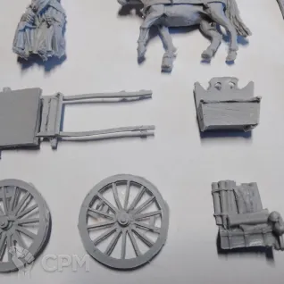 Описание картинки Gandalf the Grey &amp; Cart от Серж по цене 800руб | Свободный Рынок Миниатюр - СРМ