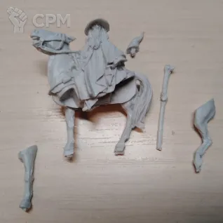 Описание картинки Gandalf the grey mounted. от Серж по цене 650руб | Свободный Рынок Миниатюр - СРМ