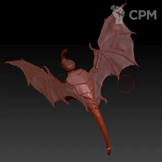 Описание картинки Gargoyle - 1 Штука от MrMetalHorror по цене 70руб | Свободный Рынок Миниатюр - СРМ