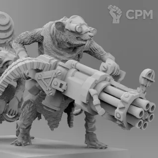 Описание картинки Ratling Guns от 3Д-Печка по цене 300руб | Свободный Рынок Миниатюр - СРМ